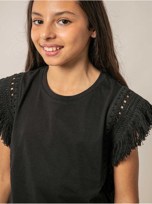 T-shirt fille en coton 'Deeluxe' - Kiabi