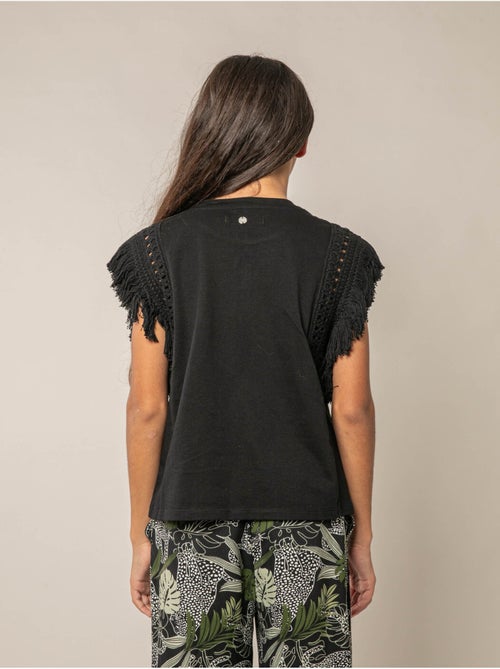 T-shirt fille en coton 'Deeluxe' - Kiabi