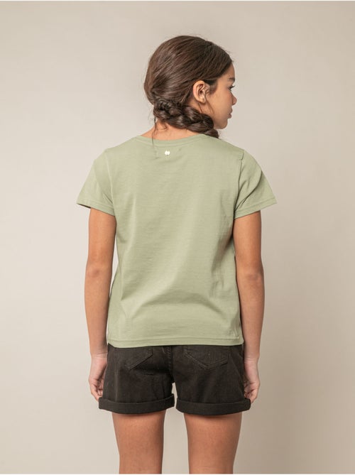 T-shirt fille en coton 'Deeluxe' - Kiabi