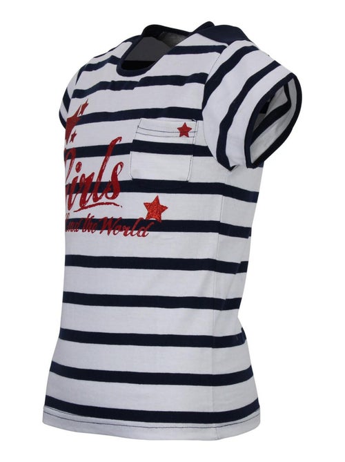 T-shirt fille FILEAD - MISS GIRLY - Kiabi