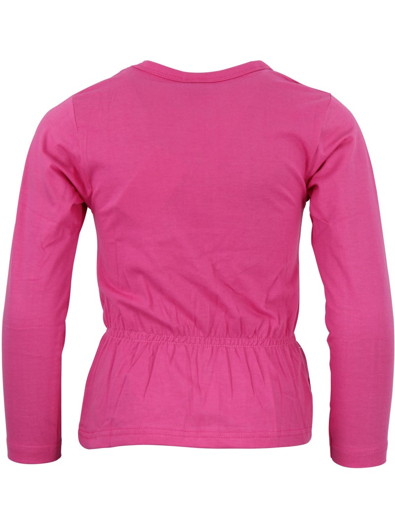 T-shirt fille FIPIPAPOU - MISS GIRLY Rose - Kiabi