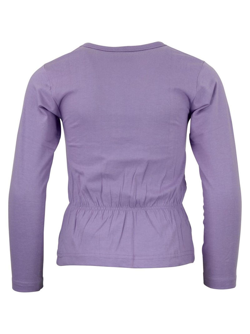 T-shirt fille FIPIPAPOU - MISS GIRLY Violet - Kiabi