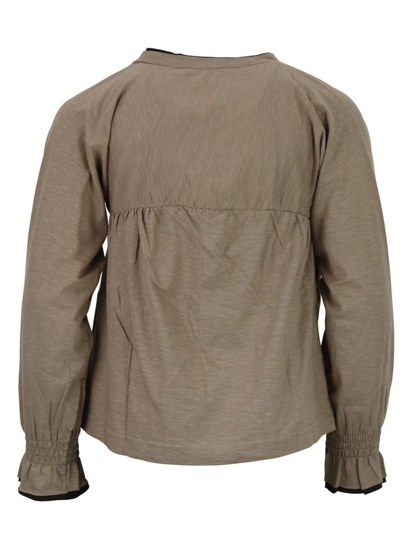 T-shirt fille FIRLY - MISS GIRLY Gris taupe - Kiabi