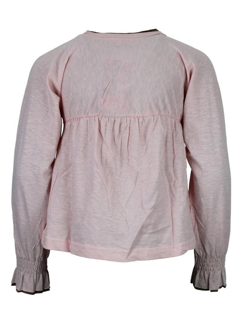 T-shirt fille FIRLY - MISS GIRLY Rose - Kiabi