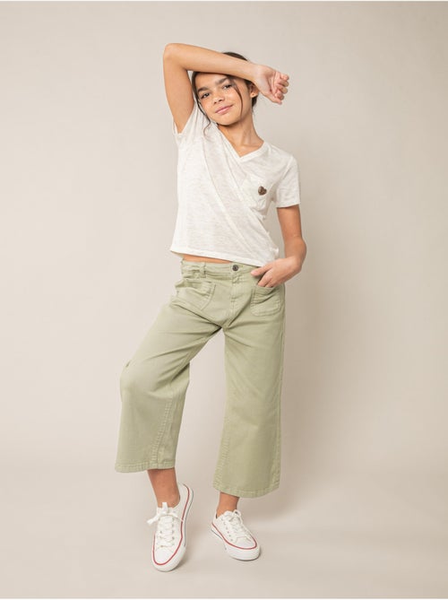 T-shirt fille fluide 'Deeluxe' - Kiabi