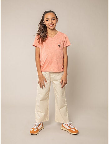 T-shirt fille fluide 'Deeluxe'