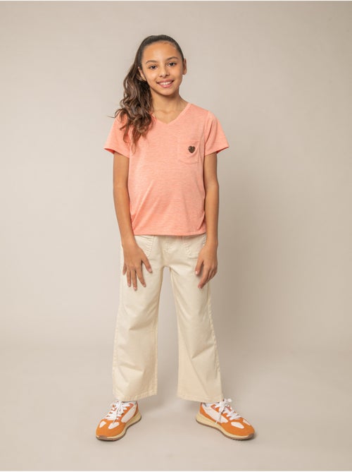 T-shirt fille fluide 'Deeluxe' - Kiabi