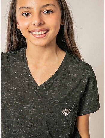 T-shirt fille fluide 'Deeluxe'