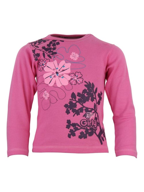 T-shirt fille FRIMO - MISS GIRLY - Kiabi
