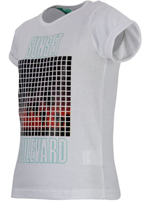 T-shirt fille FUNSET - MISS GIRLY - Kiabi