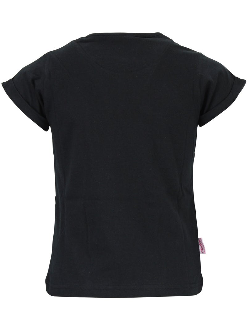 T-shirt fille FUNSET - MISS GIRLY Noir Noir - Kiabi
