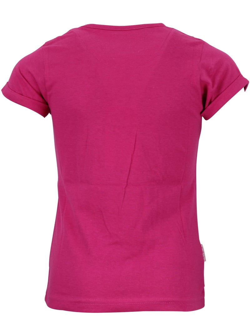 T-shirt fille FUNSET - MISS GIRLY Rose fushia - Kiabi