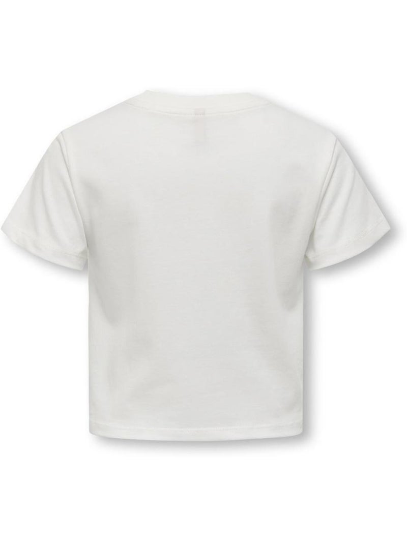 T-shirt Fille Kids ONLY Blanc - Kiabi