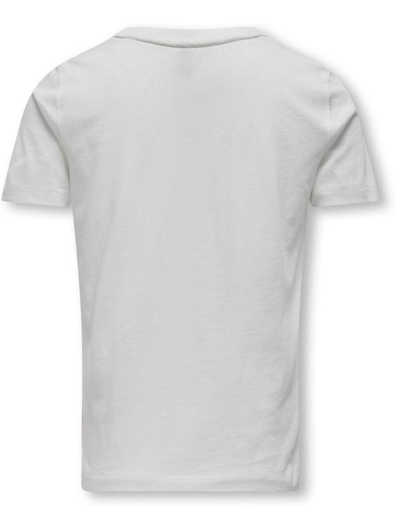 T-Shirt Fille Kids ONLY Blanc - Kiabi