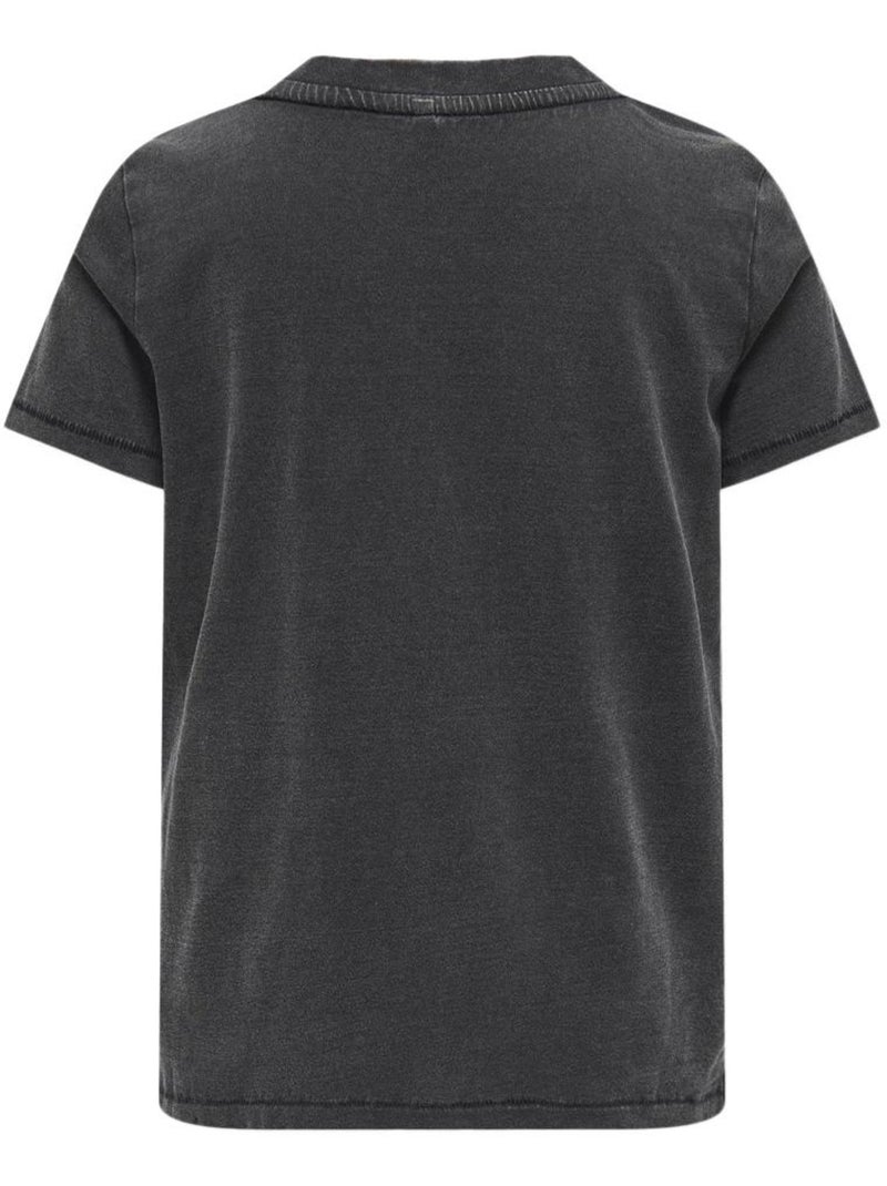 T-shirt fille kids only Gris Argenté - Kiabi