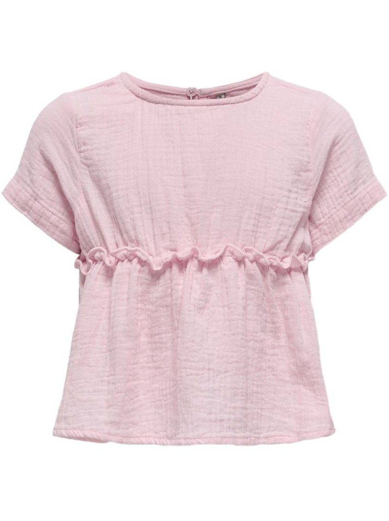 T-Shirt Fille Kids ONLY Life Rose - Kiabi