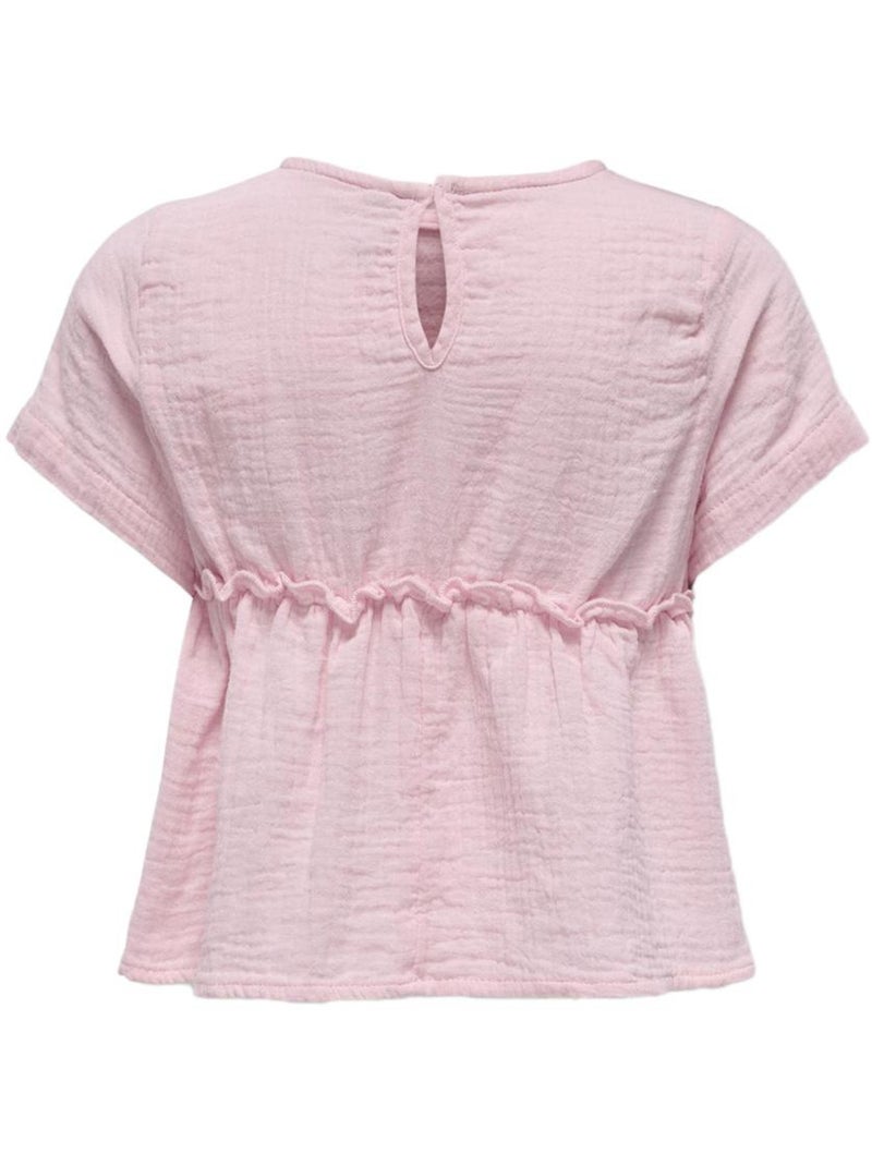 T-Shirt Fille Kids ONLY Life Rose - Kiabi