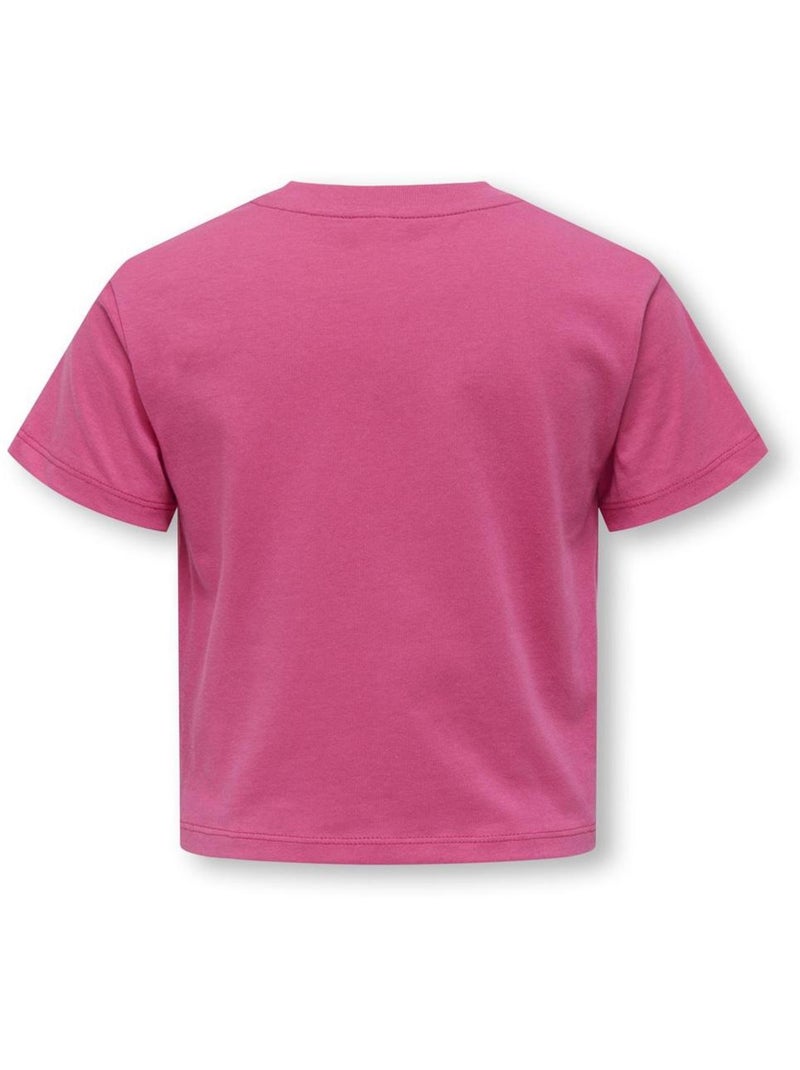 T-shirt Fille Kids ONLY Rose - Kiabi