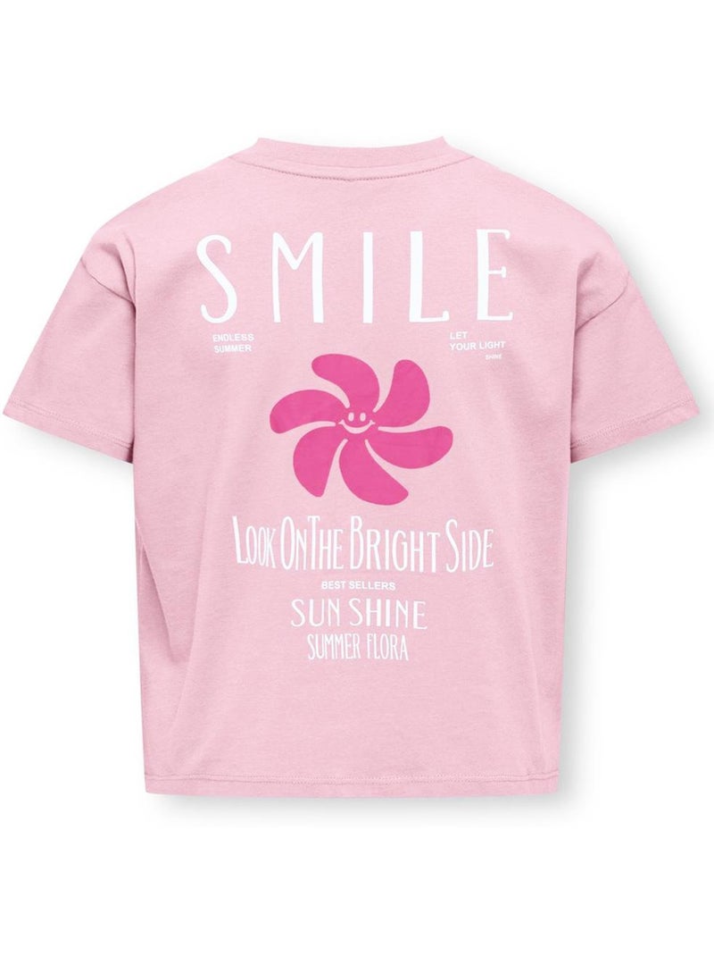 T-shirt Fille Kids Only Rose - Kiabi