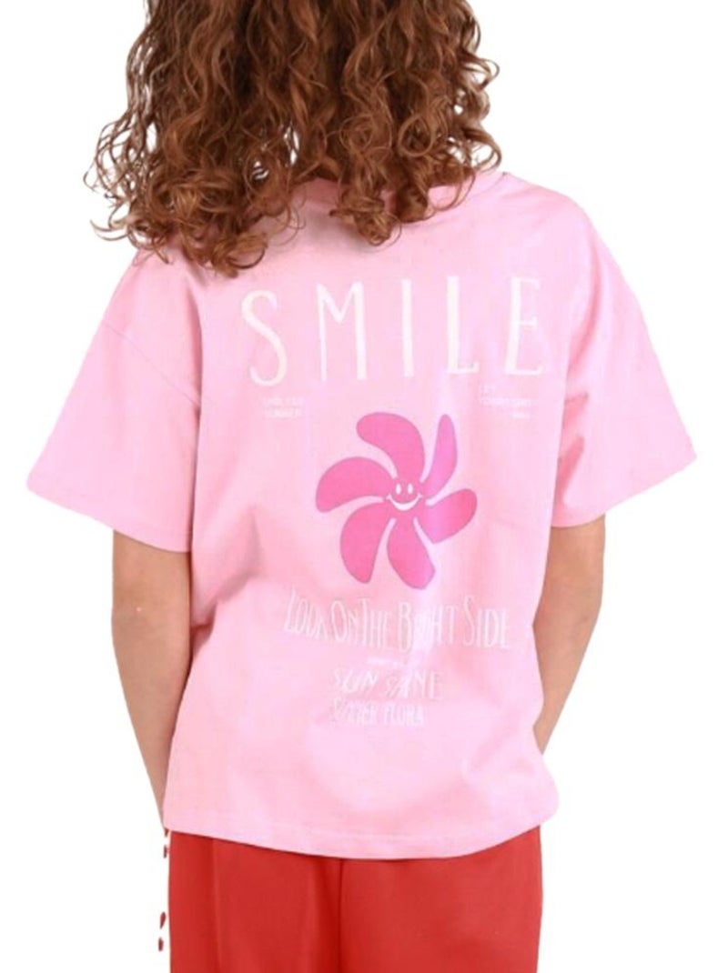T-shirt Fille Kids Only Rose - Kiabi