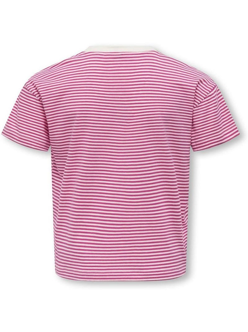 T-Shirt Fille Kids ONLY Rose - Kiabi