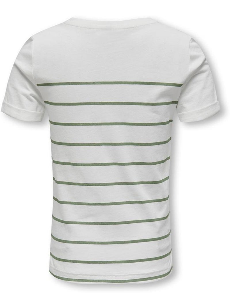 T-shirt Fille Kids ONLY Vert - Kiabi