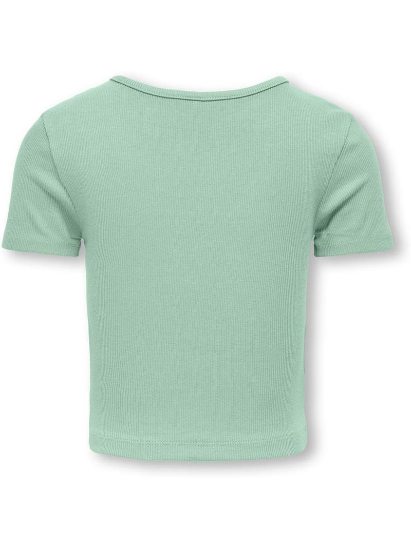 T-Shirt Fille Kids ONLY Vert - Kiabi