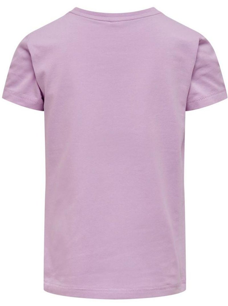 T-shirt Fille Kids Only Violet - Kiabi