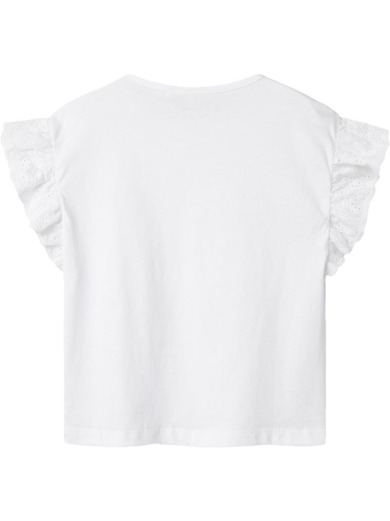 T-Shirt Fille Name it Blanc - Kiabi