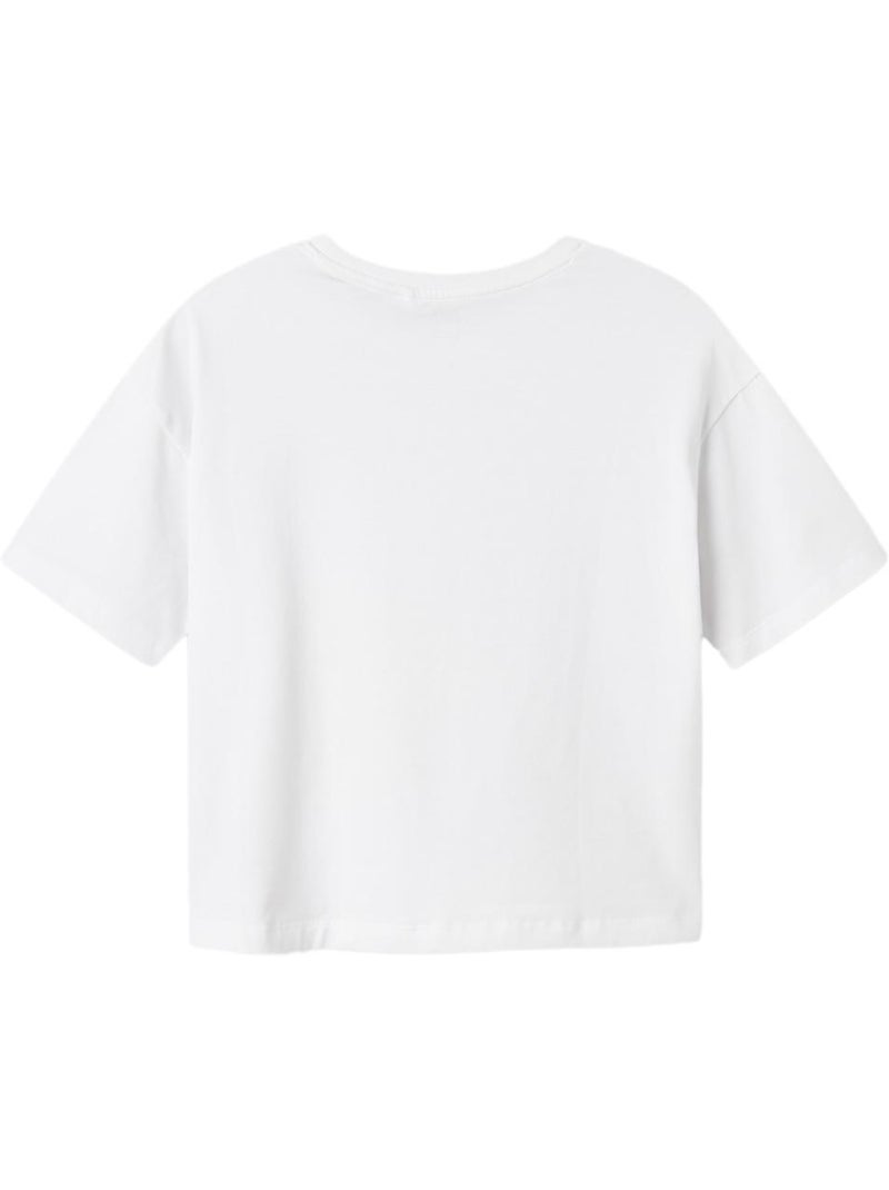 T-Shirt Fille Name it Blanc - Kiabi