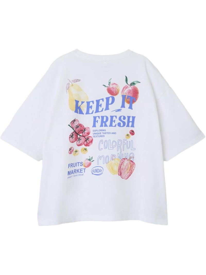 T-shirt fille name it Blanc - Kiabi