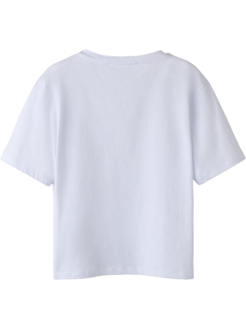 T-Shirt Fille Name it Blanc - Kiabi