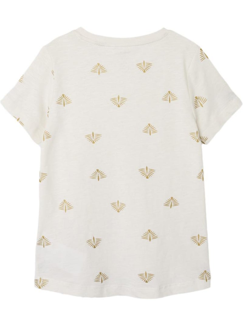 T-shirt Fille Name It Blanc - Kiabi