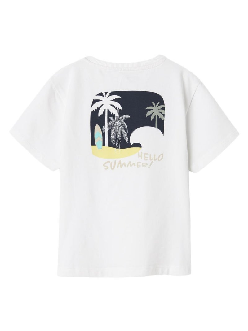 T-shirt Fille Name it Blanc - Kiabi