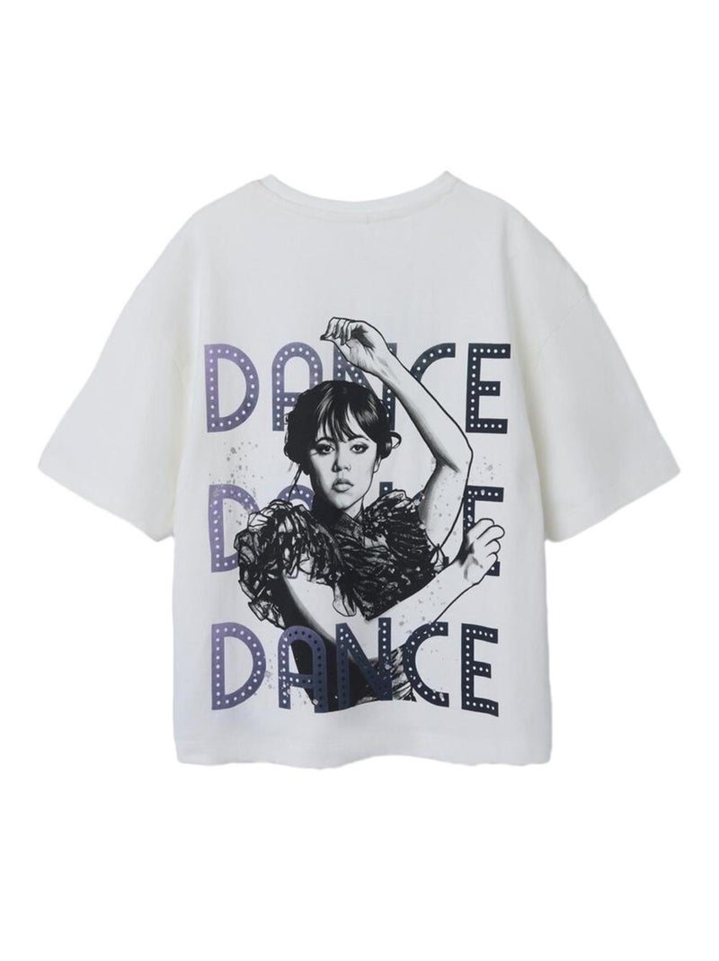 T-shirt Fille Name it Blanc - Kiabi