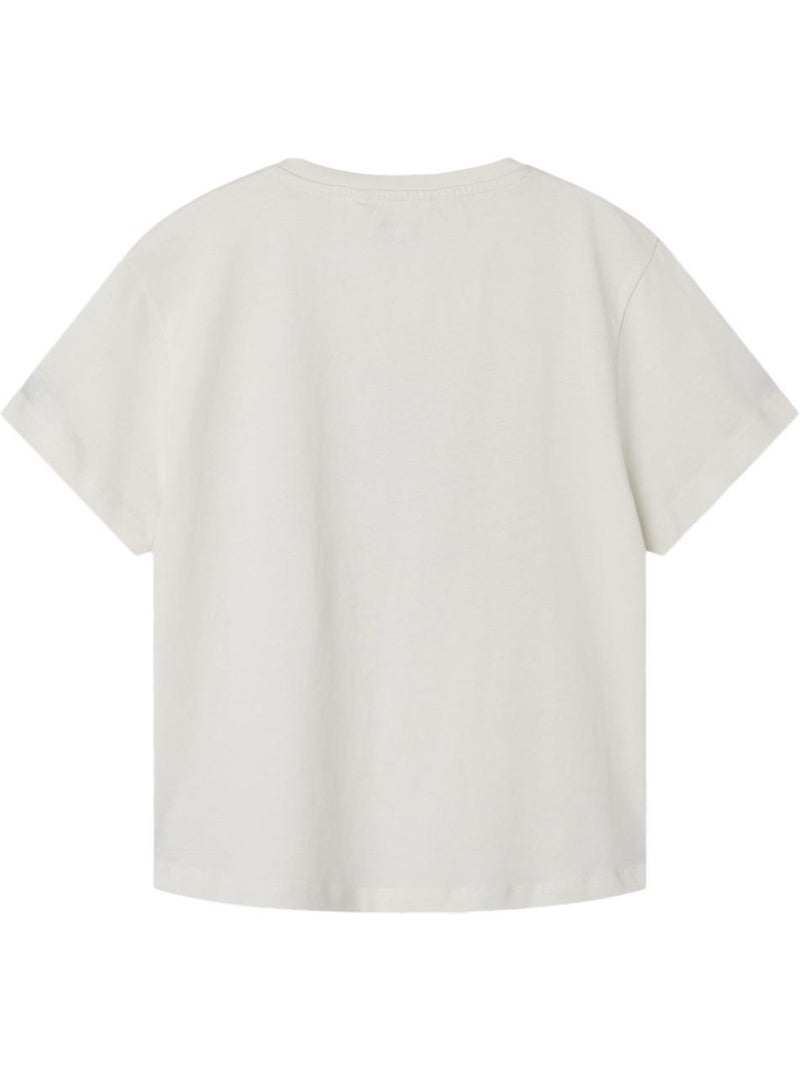 T-shirt Fille Name it Blanc - Kiabi