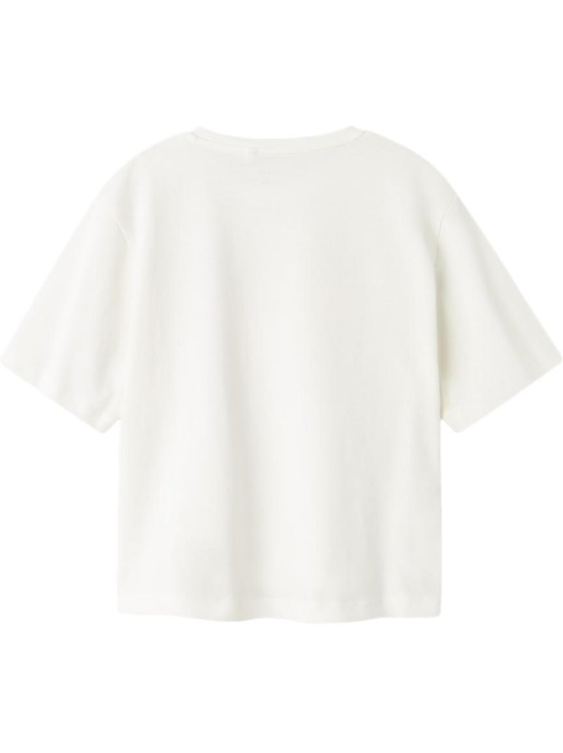 T-shirt Fille Name It Blanc - Kiabi