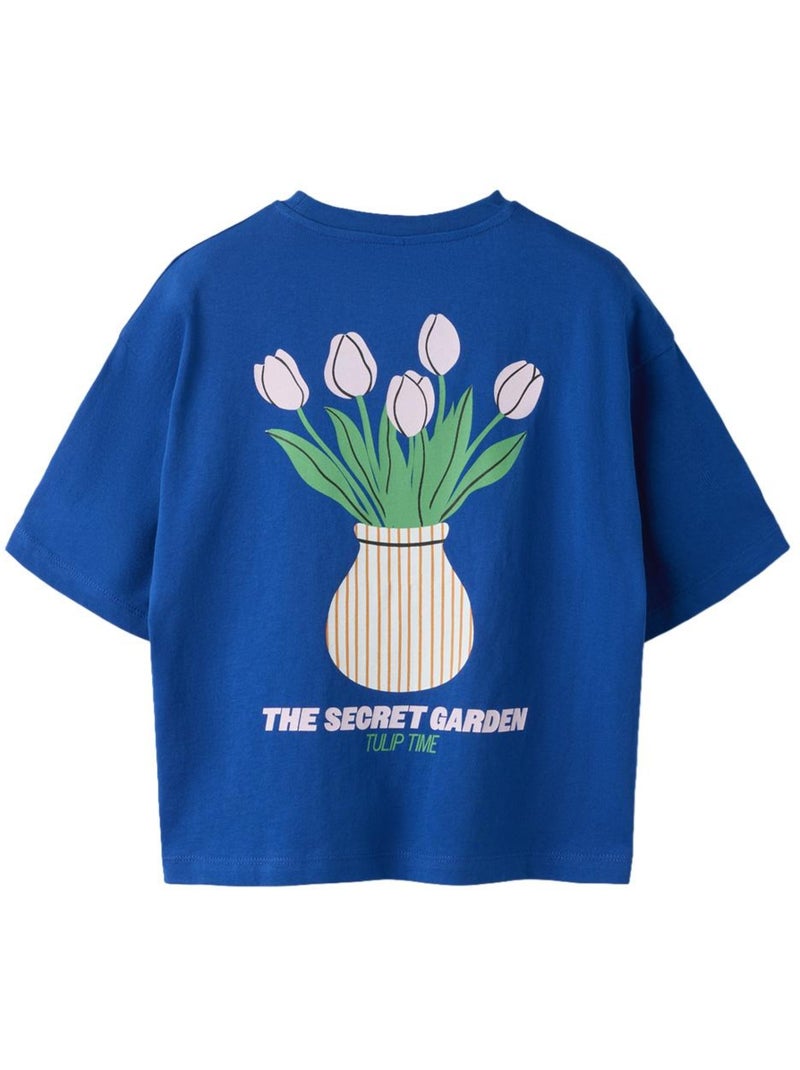 T-shirt fille name it Bleu - Kiabi