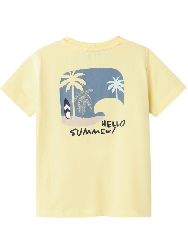 T-shirt Fille Name it Jaune - Kiabi
