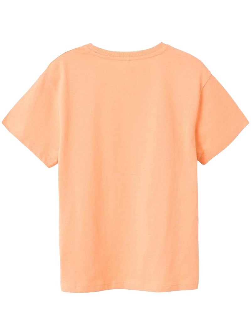 T-shirt fille name it Orange - Kiabi