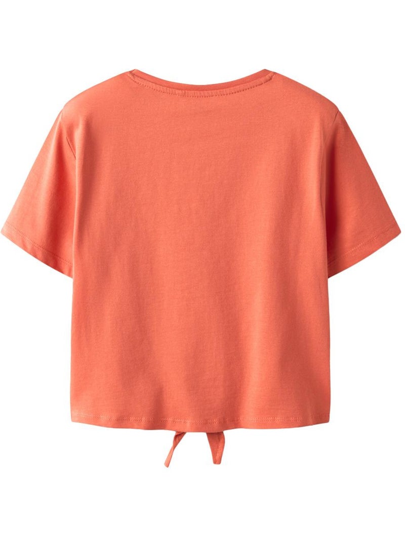 T-Shirt Fille Name it Rouge - Kiabi