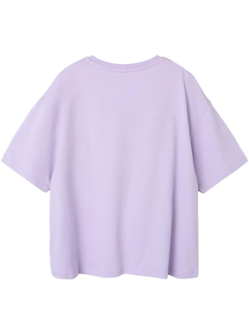 T-shirt Fille Name it Violet - Kiabi