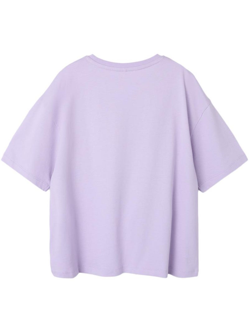 T-shirt Fille Name it Violet - Kiabi