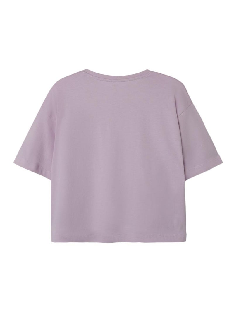 T-shirt Fille Name it Violet - Kiabi