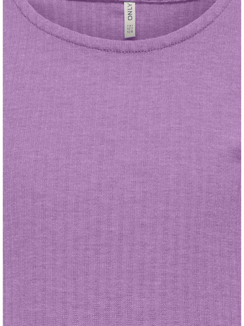 T-shirt Fille Only Violet - Kiabi