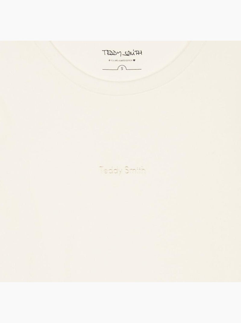 T-shirt fille teddy smith Ecru - Kiabi