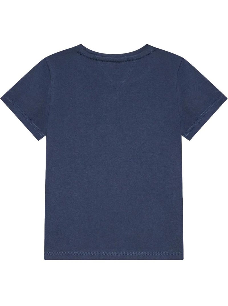 T-shirt fille tommy hilfiger Bleu marine - Kiabi