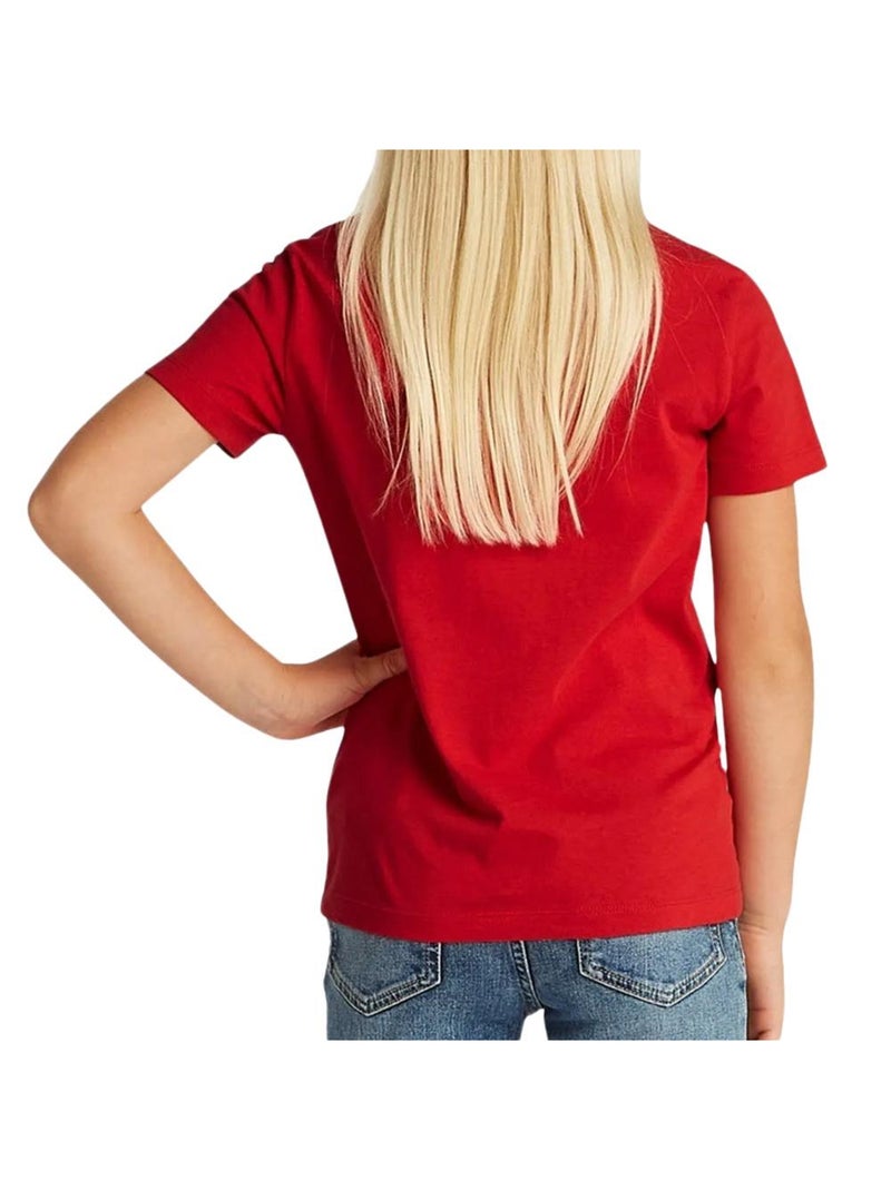 T-Shirt Fille Tommy Hilfiger Rouge - Kiabi
