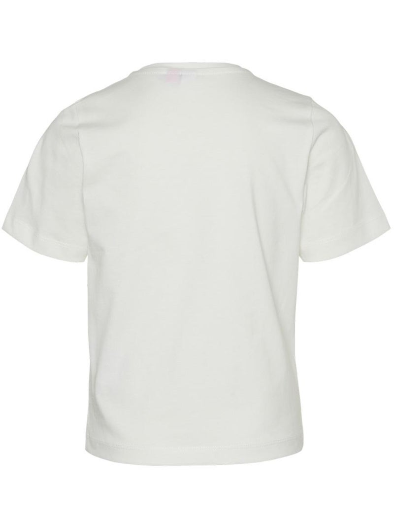 T-Shirt Fille Vero Moda Blanc - Kiabi