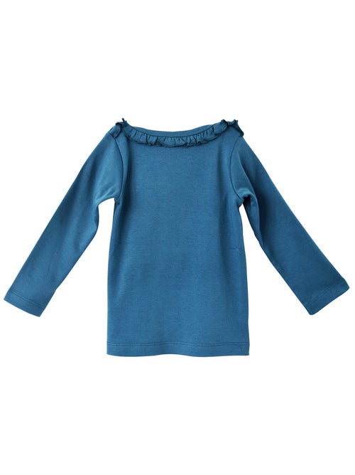 T SHIRT FILLETTE A SEQUINS LOOK COLORÉ - Kiabi